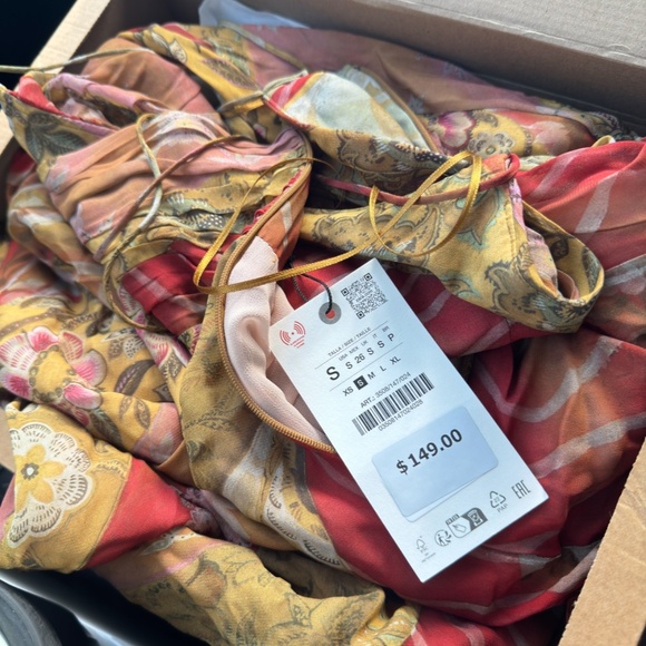 ZARA COLLECTION FLORAL PRINT DRESS - Picture 4 of 4